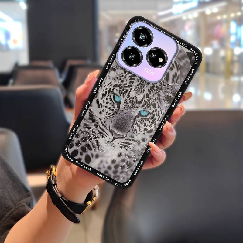 Phone Pouch Silicone Phone Case For ZTE Blade V60 Design/Axon 60 Lite Anti-dust Cartoon Dirt-resistant Anti-knock TPU
