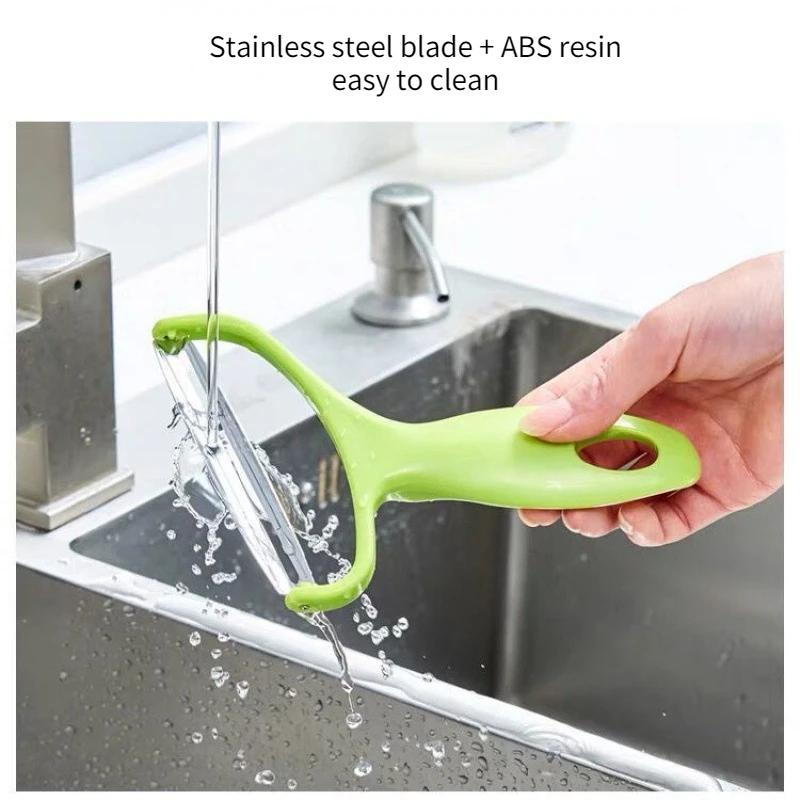 Schäler Gemüse Obst Edelstahl Kohlreibe Salat Kartoffelschneider Weitmaulschäler Küchenhelfer Gemüseschneider