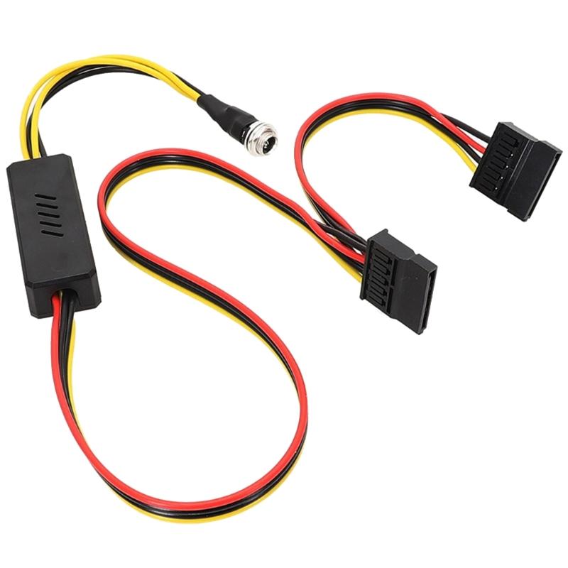 

DC5.5x2.5 Male to SATA Female Power Cable 12V5A to 5V Converters DC5525 to Sata Connector HDDs Cable