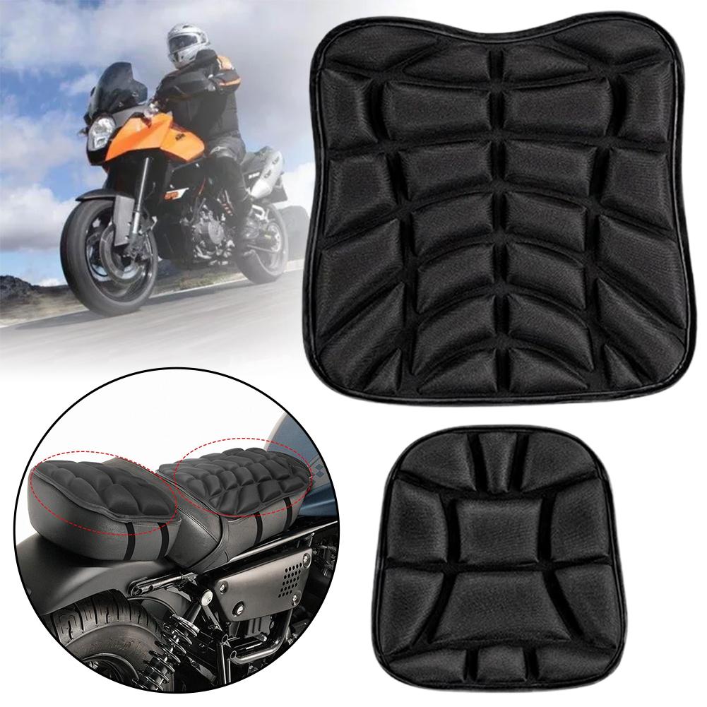 Motorcycle Seat Cushion 3D Gel Breathable Shock-Absorbing Cushion Cover Comfort For Universal Mountain/Adventure Bikes