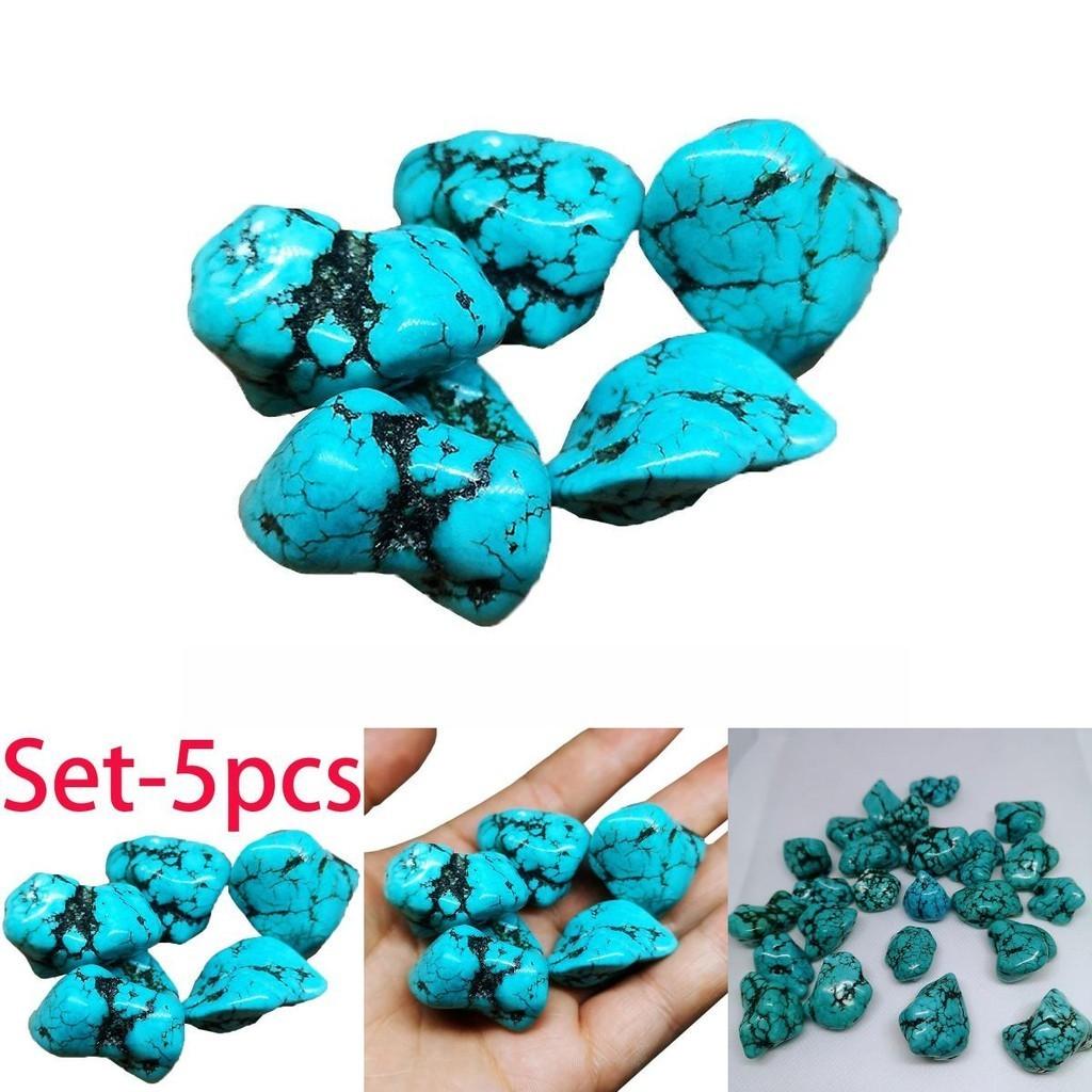 Exquisite 1pc Natural Turquoise Tumbled Crystal For Spirituality And Meditation