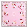 Sanrio Lunch Cloths, Set of 3, Approx. 43 X 43cm, 100% Cotton, with Name Space, Hello Kitty Character Design, 879649