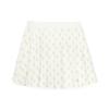 New MLB Casual Short Skirts Women's Cream White 3FSKM0143-43CRS