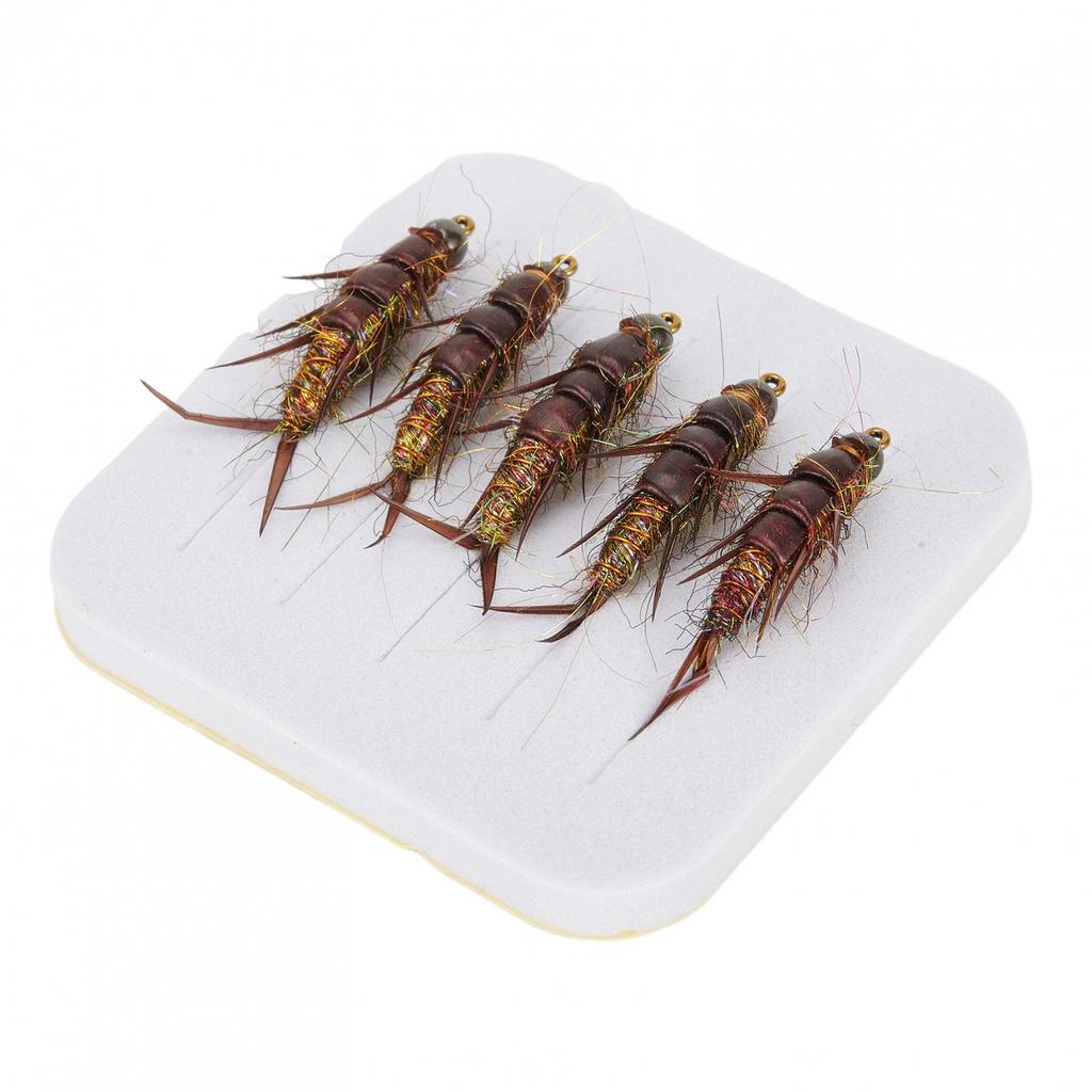 5 Pcs Hook Accessory Nymph Shape Realistic Replacement