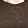 Korean version of high-end sensory ring earrings women's European and American fashion simple earrings temperament light luxury niche earrings
