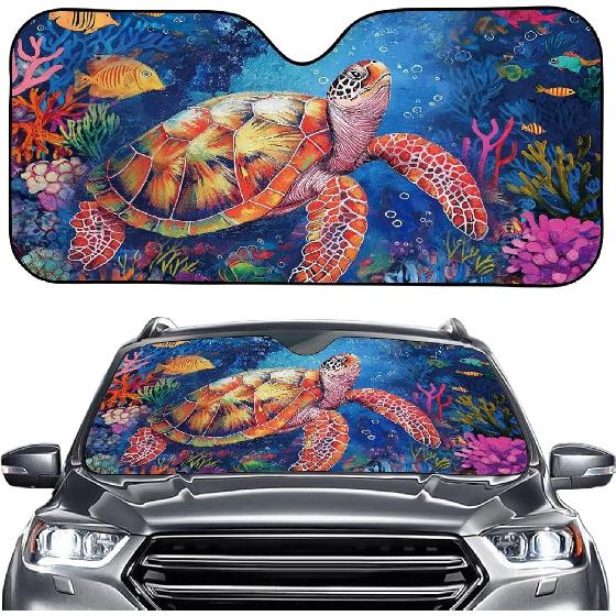Purple Eyelash Front Sun Shade Windshield for Car Cute Windshield Sunshade Foldable UV Ray Reflector Front Window Sun Shade Visor Shield Cover,Keeps