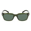 Ferragamo Personality Narrow Frame Sunglasses Square UV Protection Unisex Sunglasses SF2043SLB