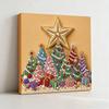 Peinture au Diamant DIY 3D Kit d'Art Perlé Fait Main Nouveaux Kits d'Art Perlé de Noël Décor Mural pour la Maison