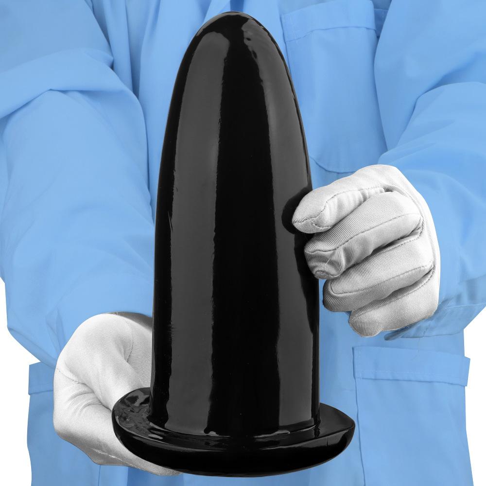 Black PVC Dildo Simulated Penis Butt Plug with Suction Cup Fisting Sex Toy Strap On Cock Big Dick Realistic Cock