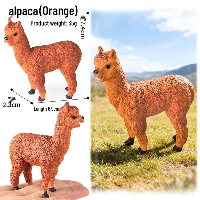 Cross-Border Christmas Wildlife Toy Set: White-tailed & Sika Deer Static Model