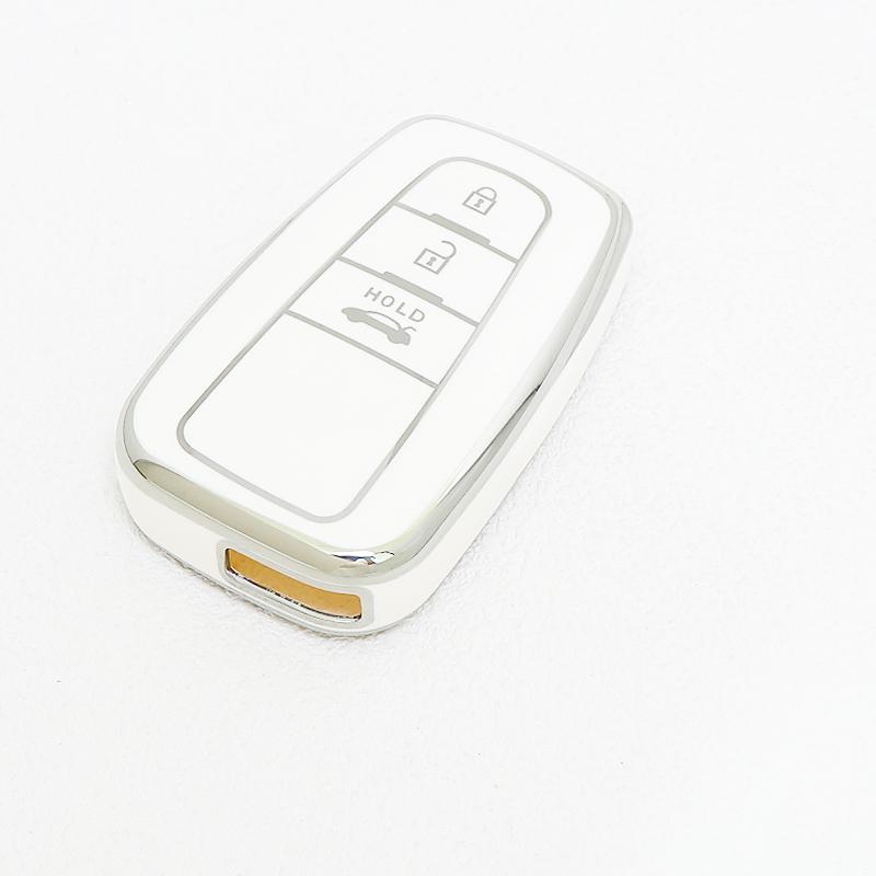 For Toyota Highlander CHR C-HR Prius Prado Land Cruiser Corolla Camry RAV4 Tpu Car Key Case Keyless Cover Shell Fob Accessories