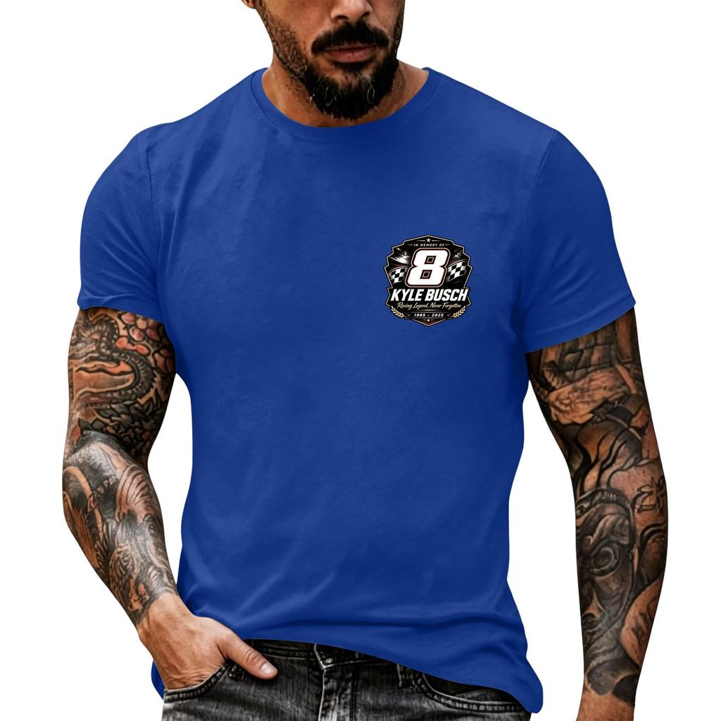 Men's Short Sleeve Racing Graphic T Shirt Nascar Inspired Vintage Style Casual Tee for Racing Enthusiasts Summer Wear