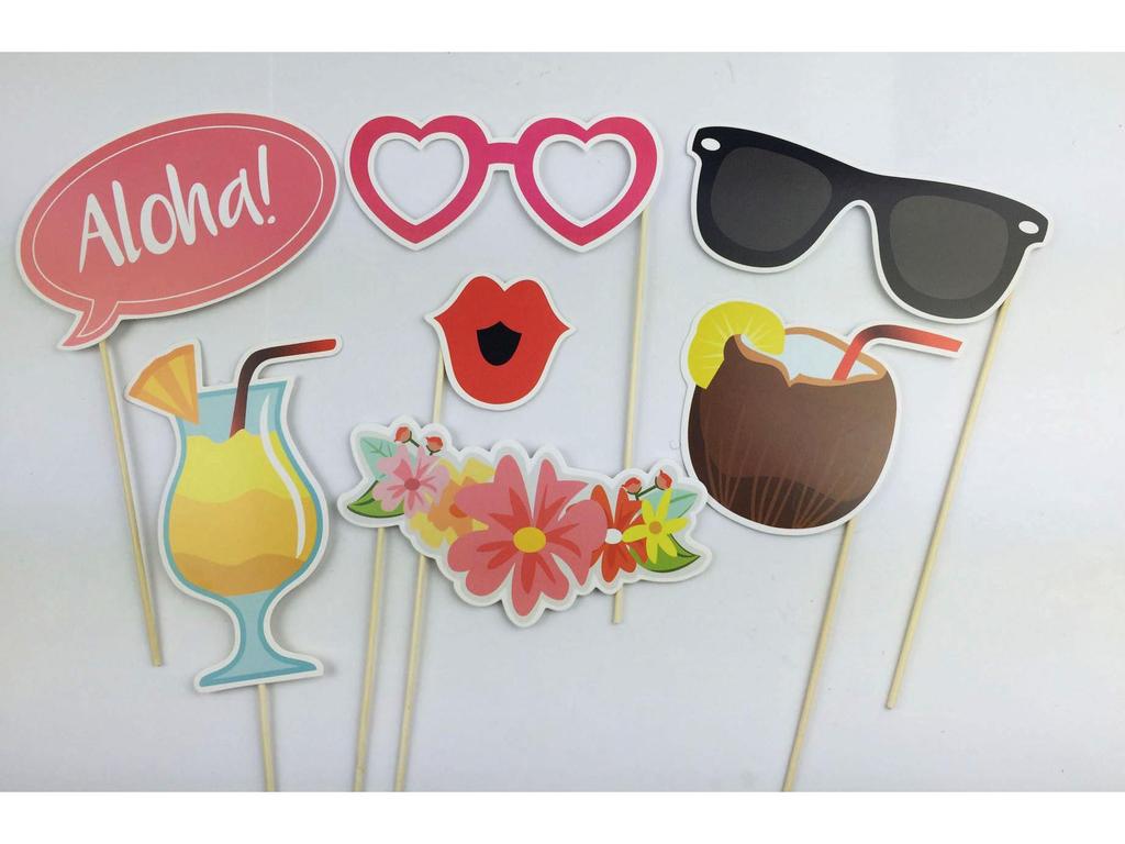 45-teiliges Hässlicher Pullover Weihnachten & Neujahr Foto-Requisiten-Set für Partys