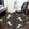 1pc Horse Pattern Office Round Area Rug, Under Office Chairs Bedroom Living Room Home Decor, Room Deco