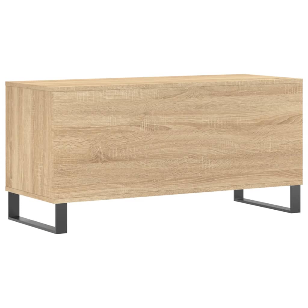 Record Cabinet in Sonoma Oak Finish 100 x 38 x 48 cm Engineered Wood