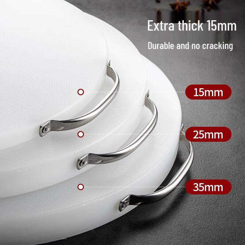 Maxcook Round PE Plastic Chopping Board