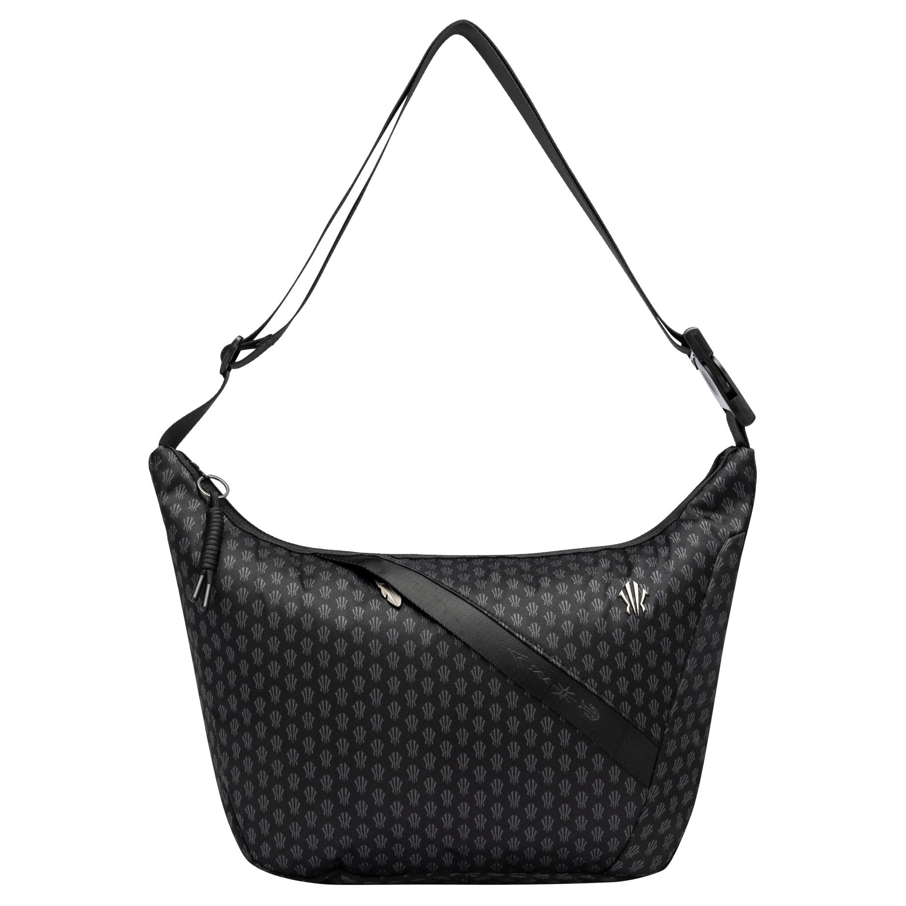 Anta Kyrie Series Fashion Versatile Casual Fabric Shoulder Bag Unisex Shoulder Bag Basic-Black 192521141-1 Basic Black