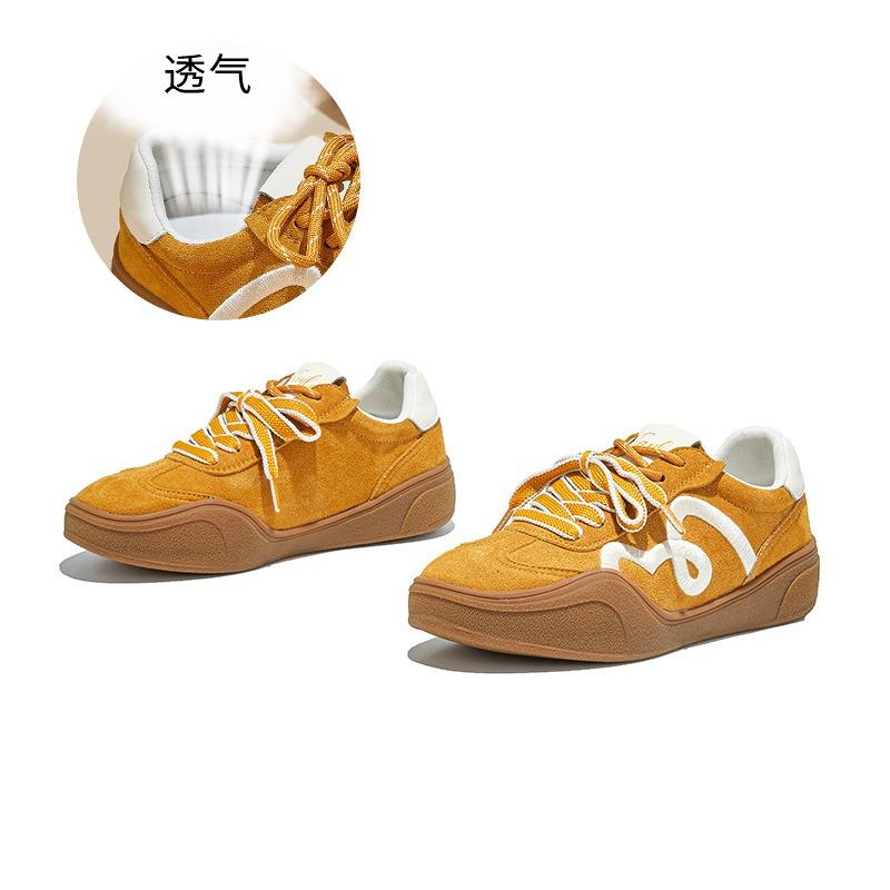 Leder Retro Damen Herbst Neue Plateau Weiße Schuhe Damen Casual Vielseitige Schuhe Kinder