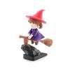 Cute Flying Girl Car Dashboard Ornament Mini Wizard  Figurine Funny Auto Interior Decor Desktop Collection Model Ornaments