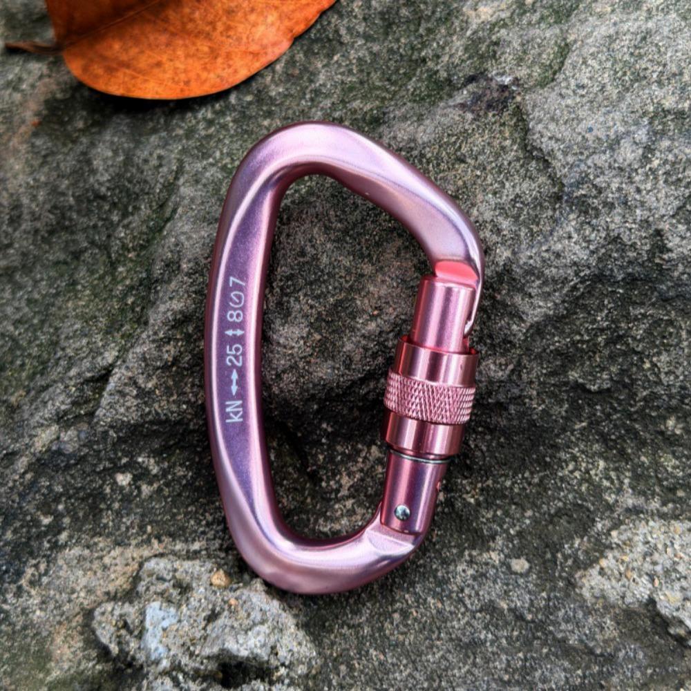 7Colors D Shape Key Hooks 59*99mm Aluminum Climbing Buckle New Outdoor Ascend Tool