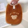 Neue Fleece Warme Winter Welpenkleidung Bärenprint Abschleppbare Hundeweste mit D-Ring Mops Teddy Mantel Chihuahua Outfits