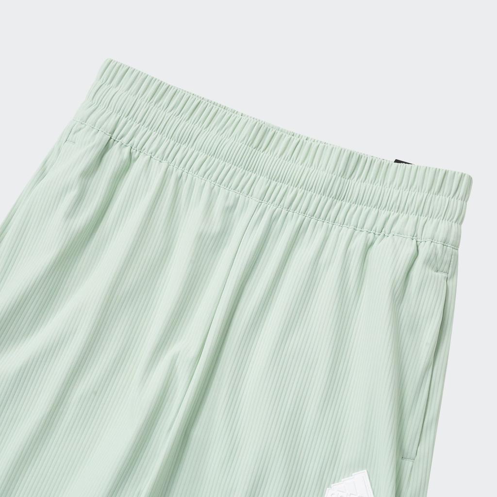 Adidas Casual Pants Women's Linen Green Moderate Straight Fit Pants IT4351