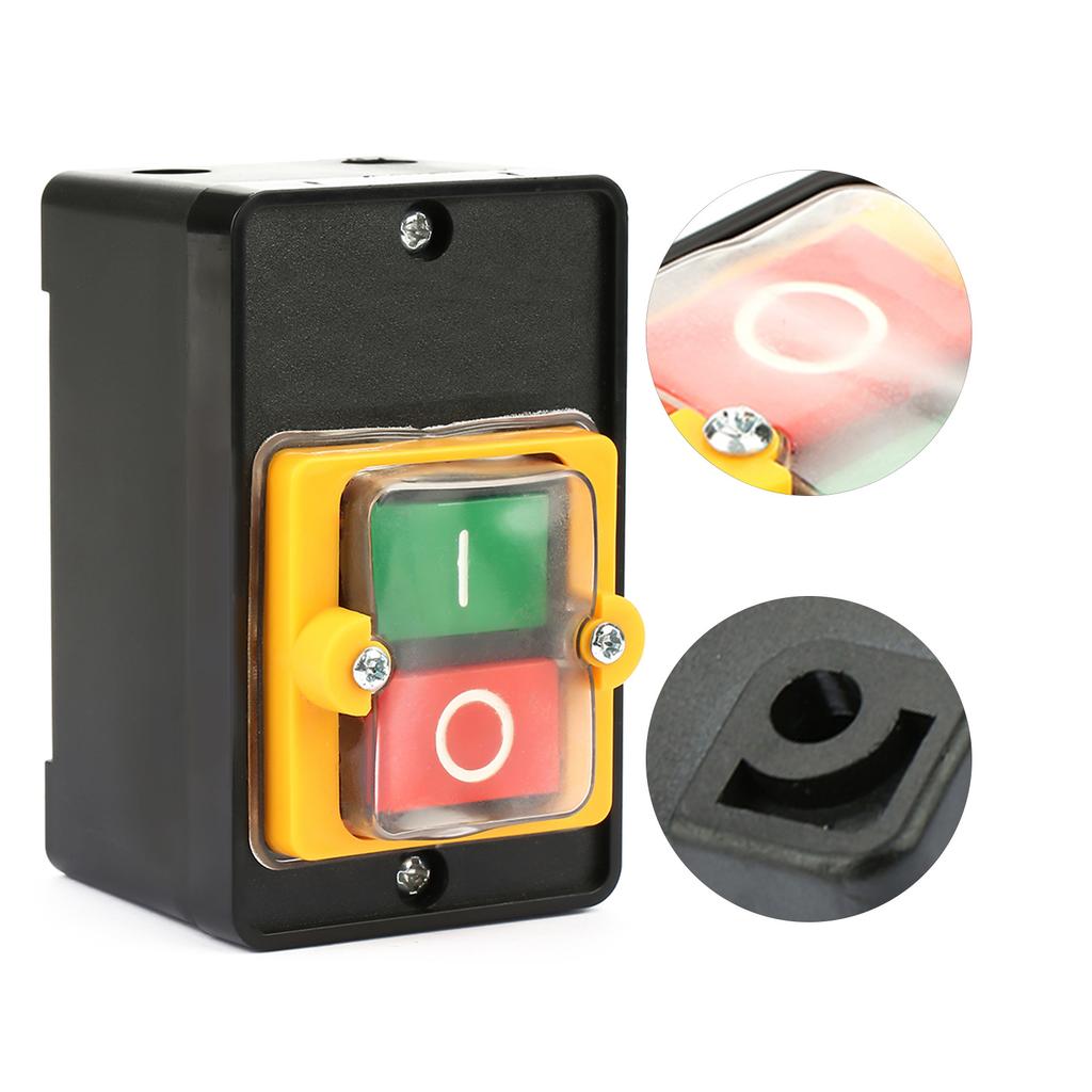 Water Resistant ON or OFF Button, Push Button  , Electrical Control for Mechanical Equipment, Textile Machinery. NO NC Self-Locking, Simple Wirin