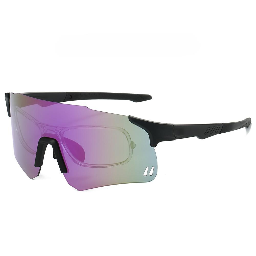 Rimless Sports Protective Sunglasses Men Fashion Mirror Outdoor Cycling Goggle New Women Anti-UV Windproof Shades