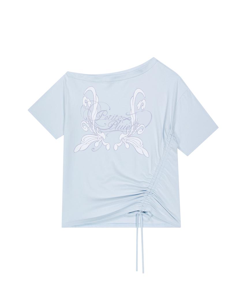 ILLIGO Saeso Fairy One-Shoulder T-Shirt Blue