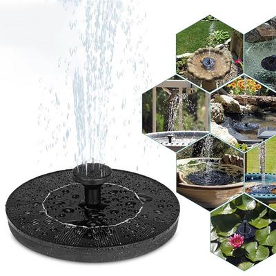 Garden Solar Fountain with Light Waterproof Auto On/Off Simple Installation High Efficiency Bird Bath Solar Water Pump Fountain