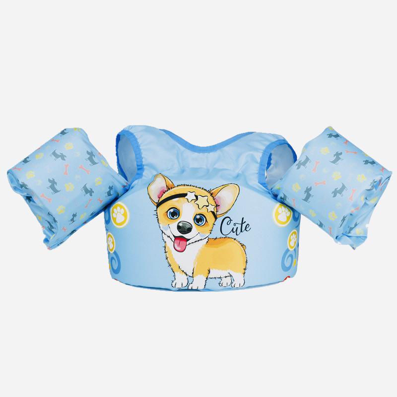 Children's Buoyancy Vest: Swim Suit with Foam Float Sleeves and Armbands for Learning to Swim