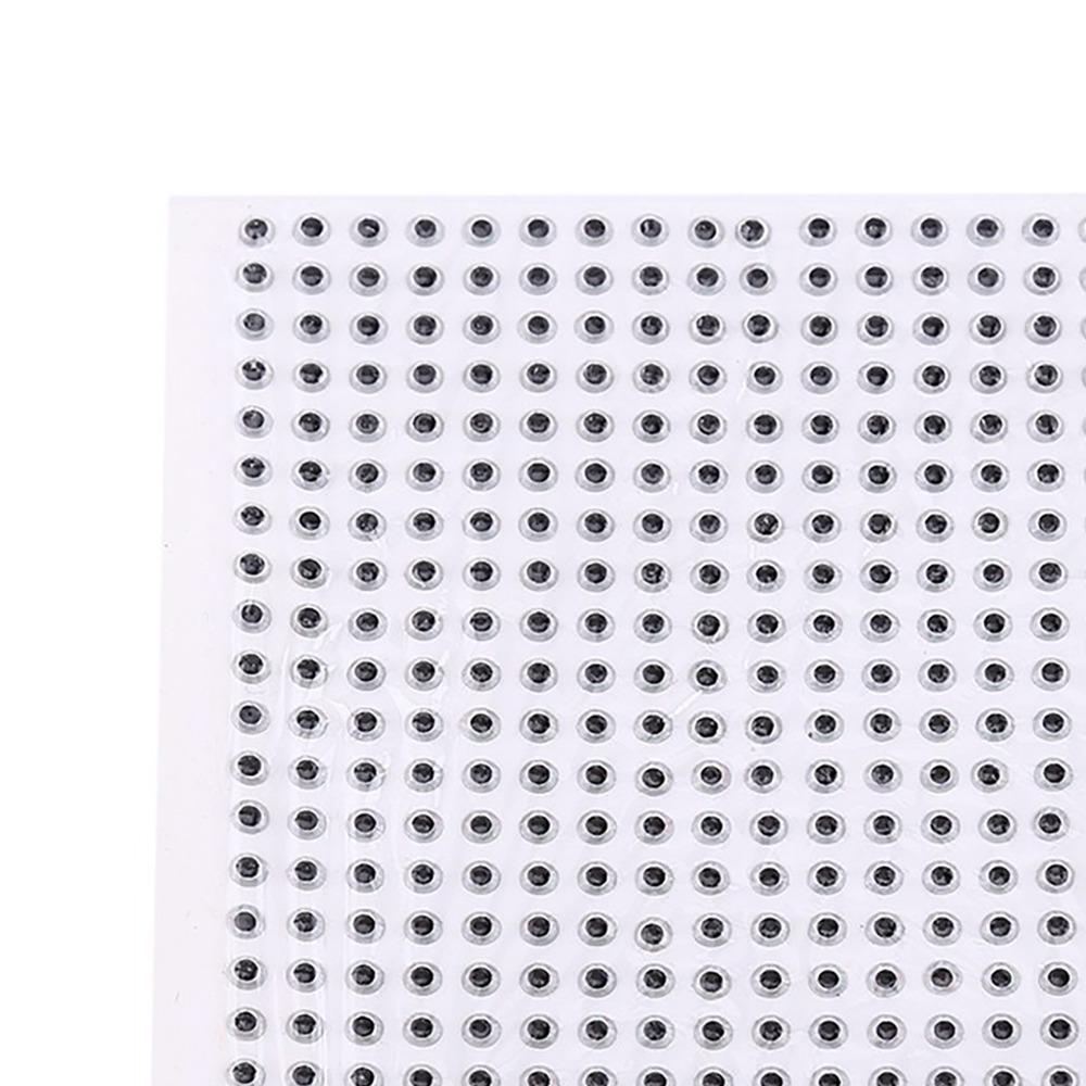 500PCS 3/4/5 Mm Fishing Lure Eye Waterproof Fake Fishing Eyes Artificial Fish Eyes  Fly Tying
