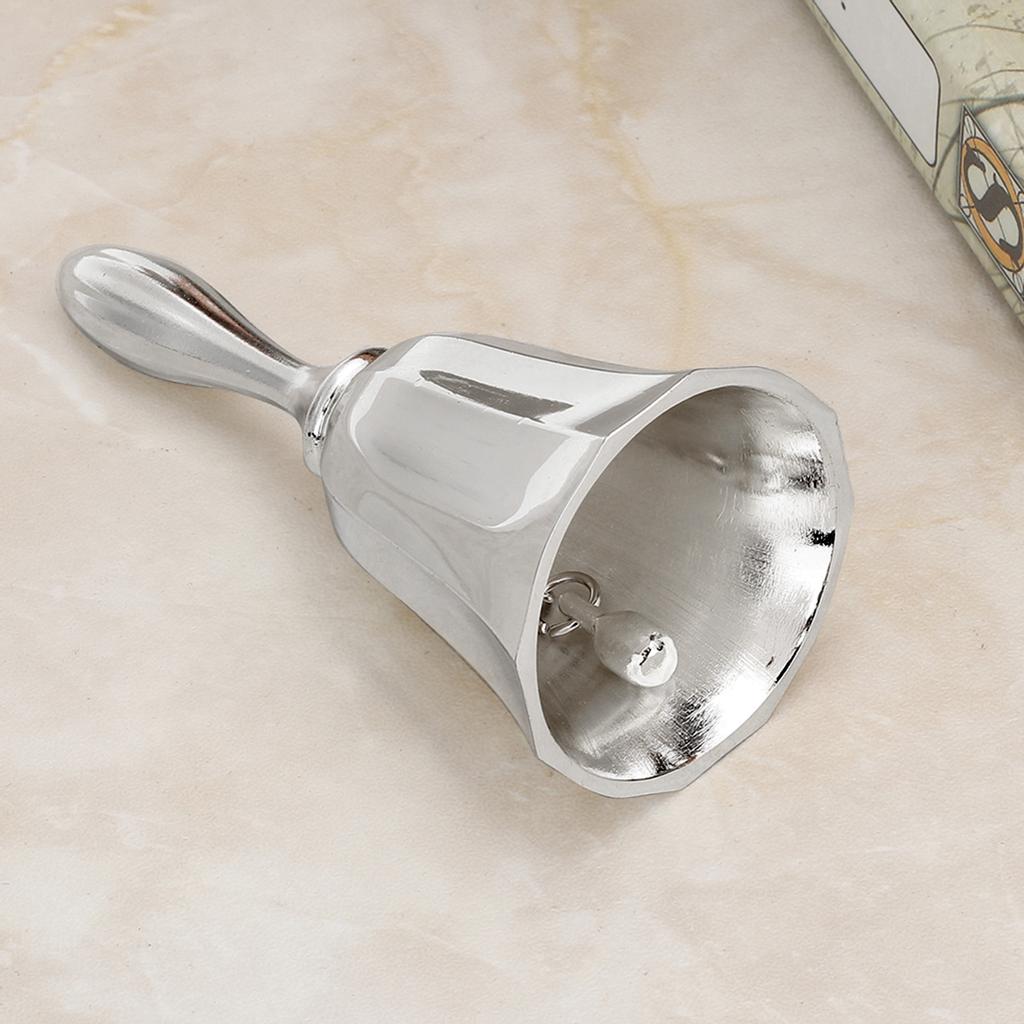 Vintage Zinc Alloy Dinner Hotel Calls Handbell Hand Bell Metal Handicraft Christmas Gifts