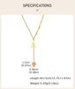 Safety Pin Necklace Pave CZ Star Moon Sun Charms Pendant Jewelry for Women