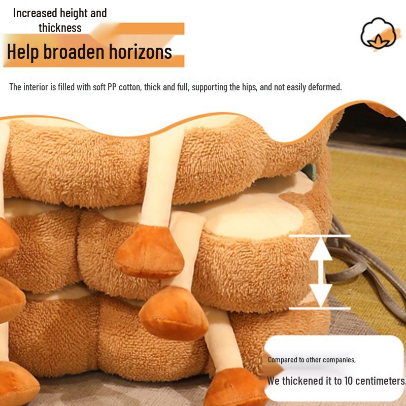 Cartoon Office Seat Cushion for Long Sitting - Universal, Thick, and Cute for All Seasons