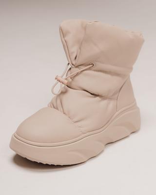 Dámské uggs na šněrování Lola Andy 8920 36 béžové kožené vlna