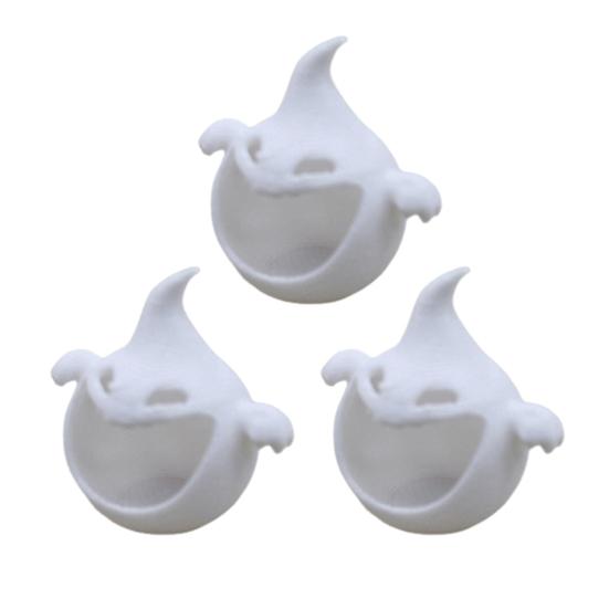 Miniature Halloween Ghost Candy Boxes with Fake Jelly Beans Spooky