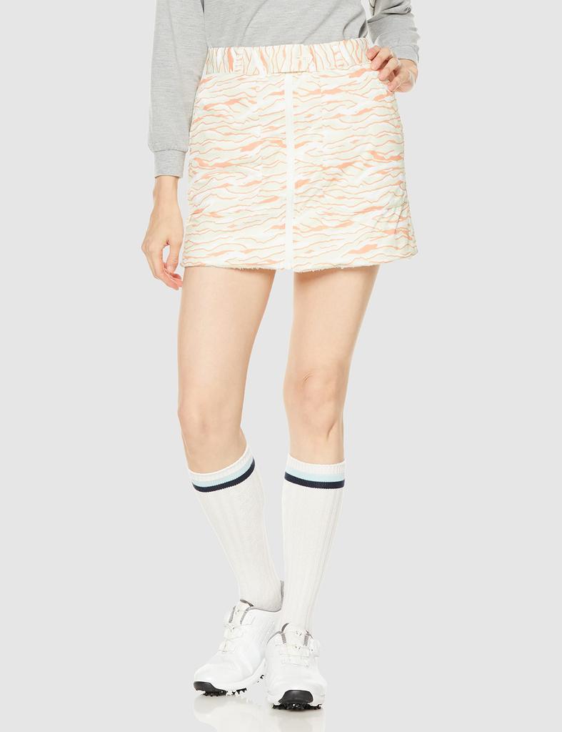 Golf fleece skirt x White 0 [New Balance] (camouflage pattern/reversible specification) / Women's / 012-2234506 030_White [S]