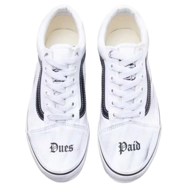 Travis Barker X Vans Old Skool White Unisex Sneakers VN000E9TCJ7
