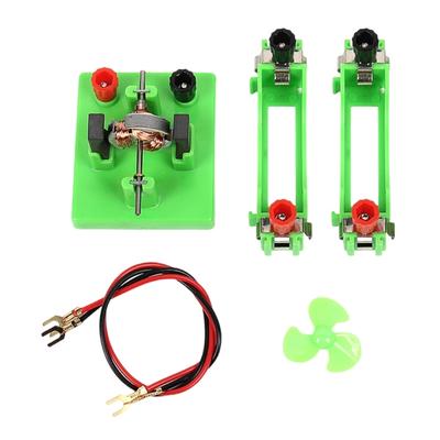 Dispozitiv de ventilator cu motor electric de tip deschis Accesoriu de circuit pentru experimente de electromagnetism pentru demonstrația de predare a fizicii