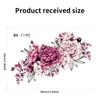 New Chinese Simple and Elegant Flower Butterfly Sticker Bathroom Waterproof Toilet Cover Toilet Sticker Self-adhesive