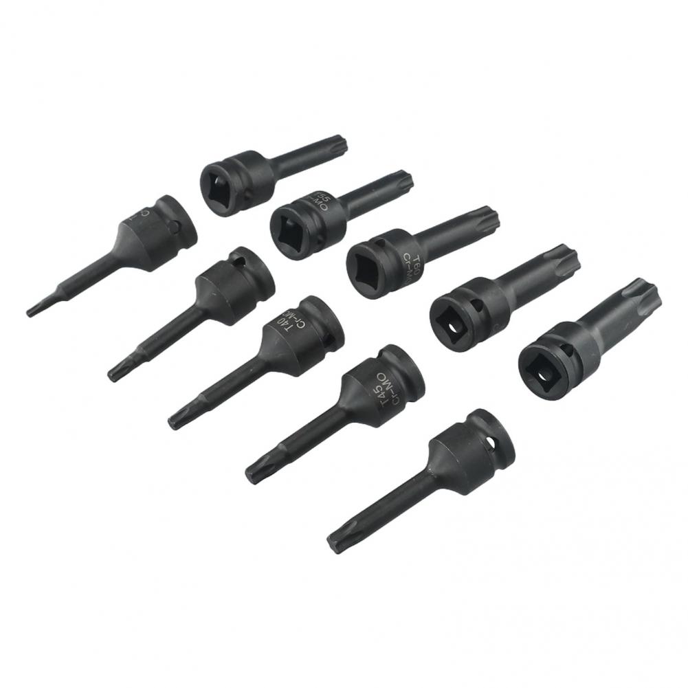 1/2 Inch Socket Adapter 10pcs Black Good Toughness