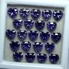 9 PCS Natural Purple Ceylon Sapphire Heart Cut Gemstone CERTIFIED Lot 6x6 MM RS-016