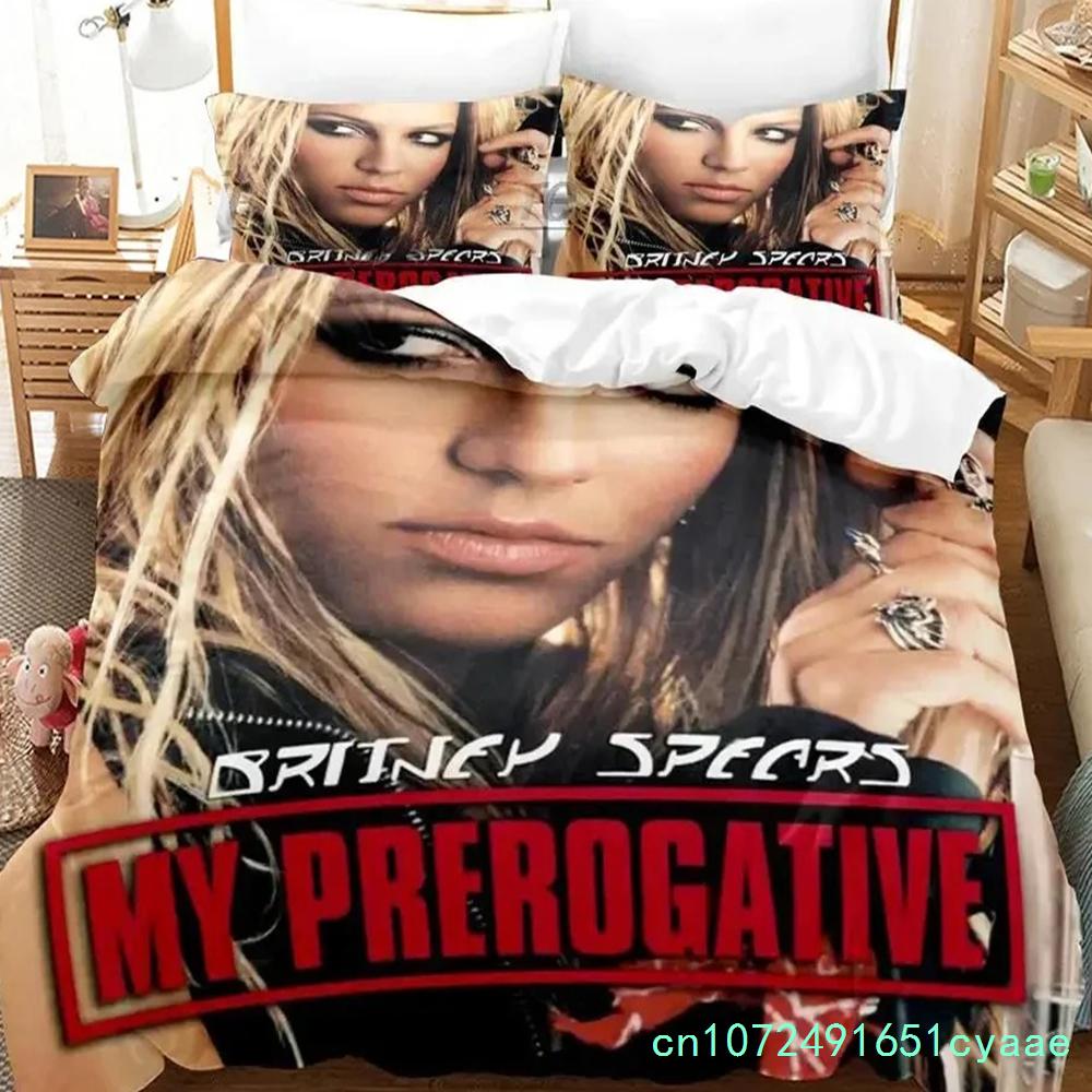 Britney Single Twin Full Queen King Size Bed Cover 3D Bedding Set For Boys Bedroom Duvet Cover Bed Set Quilt Cover Pillowca
