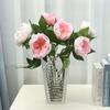 feel moisturizing simulation peony flower, home decoration simulation flower, hotel front desk arrangement studio shooting prop flower