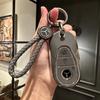 ULA5   Car Key Case Shell Fob For Mercedes Benz A C E S G Class GLC CLE CLA GLB GLS W177 W205 W213 W222 X167 AMG Keychain