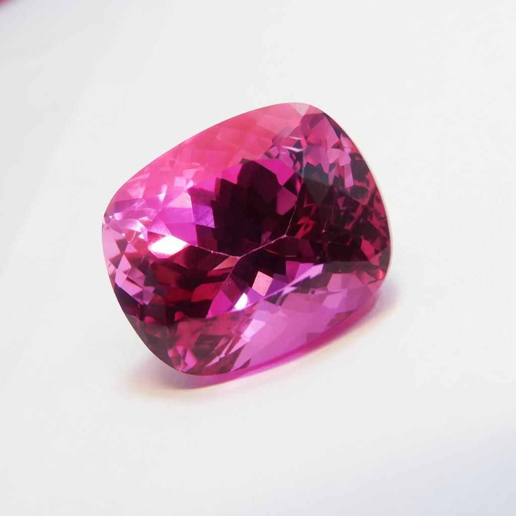 Natural Pink Sapphire Loose Gemstone 42.75 Ct Cushion Cut September Birthstone for Gem Collections