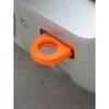 For Land Rover Defender 110 2020-2025 TPE Car Iron Tow Hook Rescue Rear Trailer Hook Protective  Decorative Accessories