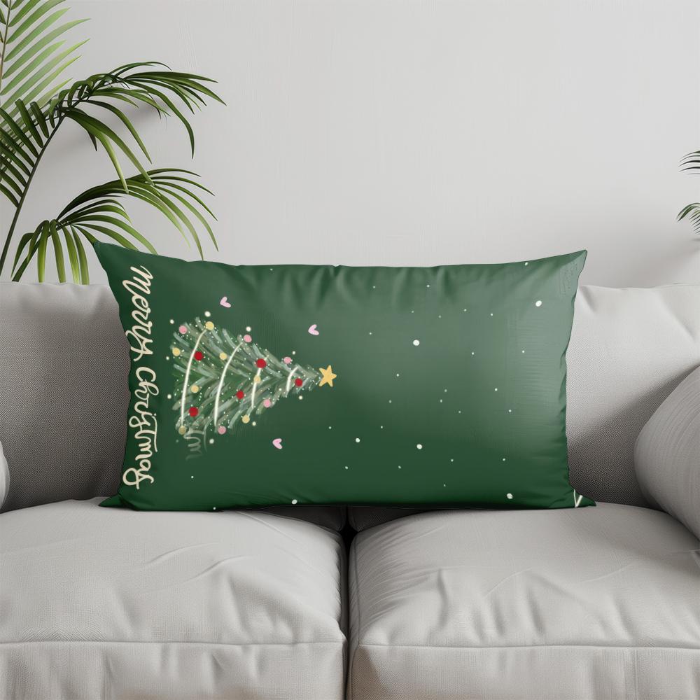 Home Decor Cute Dog Pattern Throw Pillow Suitable For Sofa Bedroom Car Pillow Cover Cushion Rectangular Back Cushion