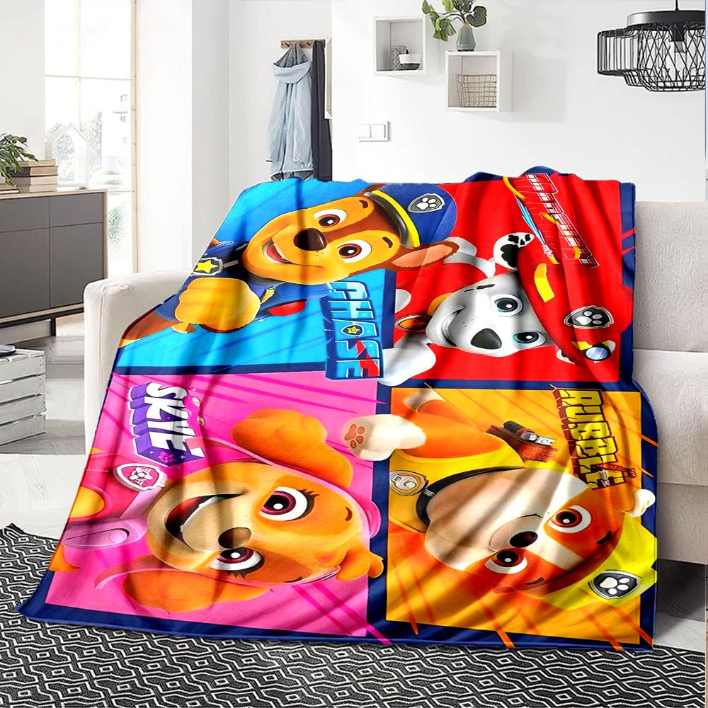 1pc Paw Paw23 Blanket, Gift, for Men and Women, Soft Blanket, Good for Sofa Bed Couch Travel, Lightweight Flannel Blanket